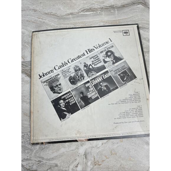 Johnny Cash Greatest Hits Volume 1 Original Vinyl LP Columbia - Picture 2 of 4